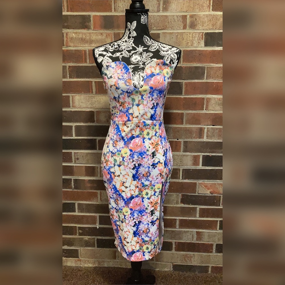 Good Time USA Split Thigh Tube Dress